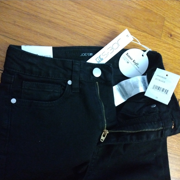 NWT, JOE'S Jeans Black The Charlie High-Rise Stretch Skinny Ankle Girl Jeans 10 - Picture 5 of 16